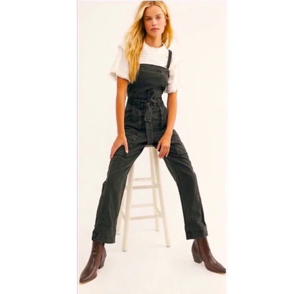 Free People Go West Utility jumpsuit size S - Picture 3 of 15